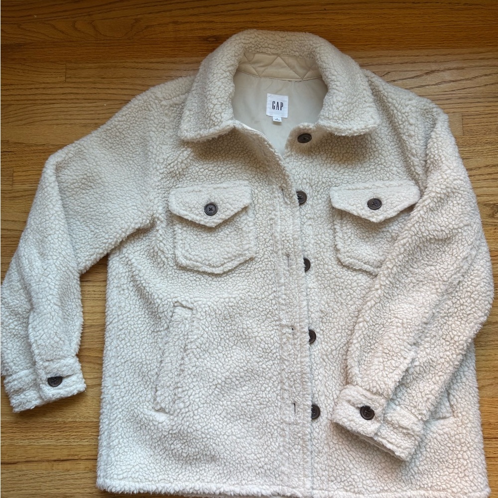 Women’s GAP Off-White Sherpa Jacket